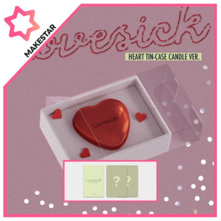 [POB MS] CHAERYEONG (ITZY) - Lovesick - Mini Album Vol.1 (HEART TIN-CASE CANDLE Ver.)