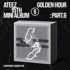 [NFC] ATEEZ - GOLDEN HOUR : Part.6 - Mini Album Vol.15 (EARPHONE CHARM Ver.)