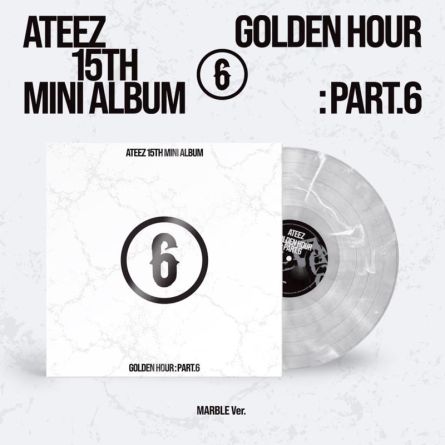 [LP] ATEEZ - GOLDEN HOUR : Part.6 - Mini Album Vol.15 (MARBLE Ver.)